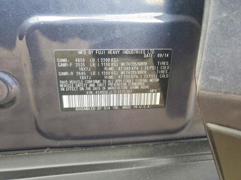 Продажа на аукционе авто 2015 Subaru Outback, vin: 4S4BSEJC1F3235387, номер лота: 66173426