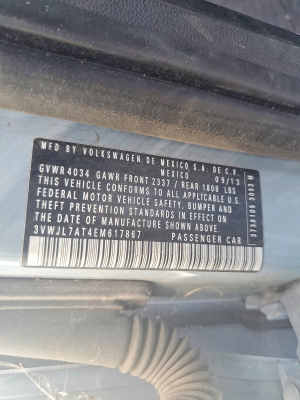 Продажа на аукционе авто 2014 Volkswagen Beetle, vin: 3VWJL7AT4EM617867, номер лота: 67037946