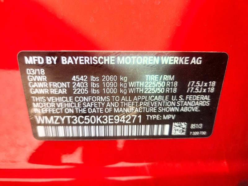 Aukcja sprzedaży 2019 Mini Cooper, vin: WMZYT3C50K3E94271, numer aukcji: 65754856