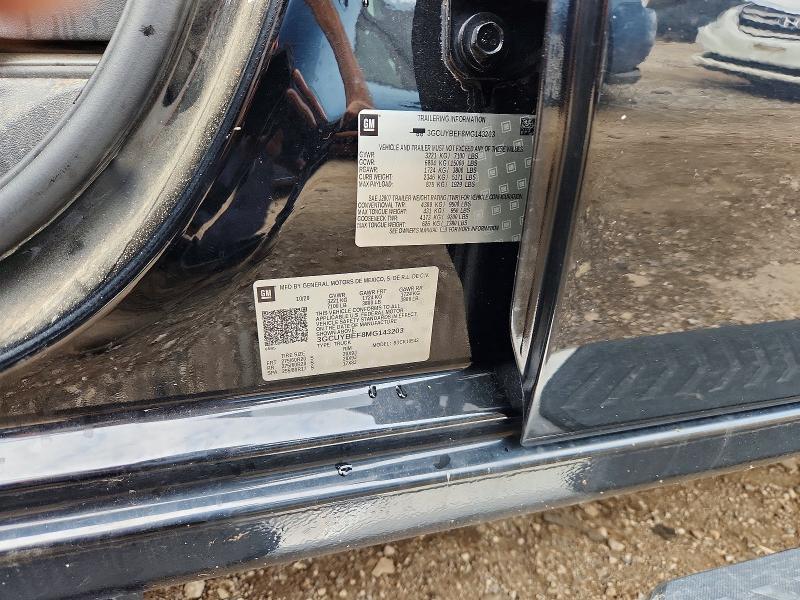 63502886 :رقم المزاد ، 3GCUYBEF8MG143203 vin ، 2021 Chevrolet Silverado مزاد بيع