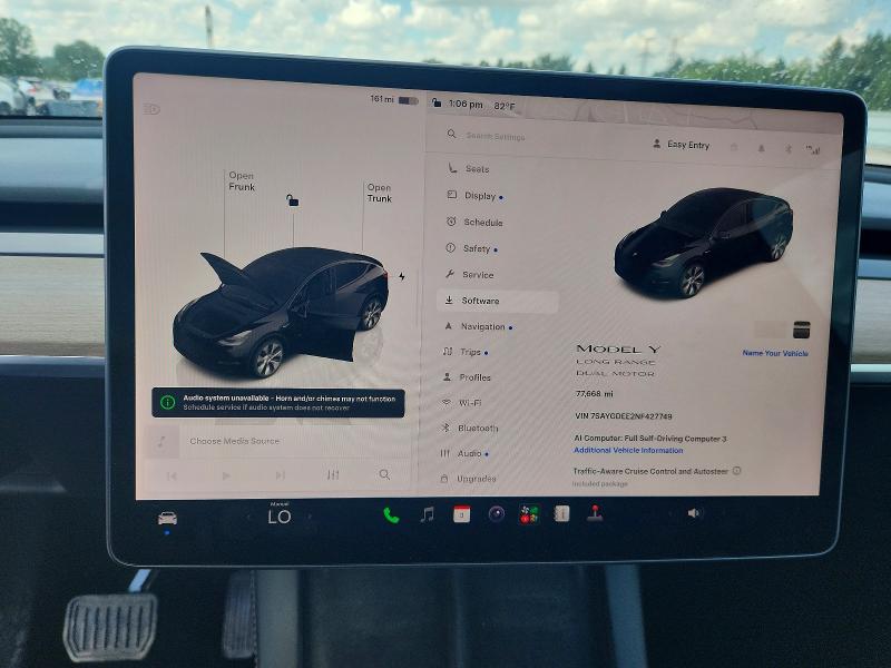 63114586 :رقم المزاد ، 7SAYGDEE2NF427749 vin ، 2022 Tesla Model  Y مزاد بيع