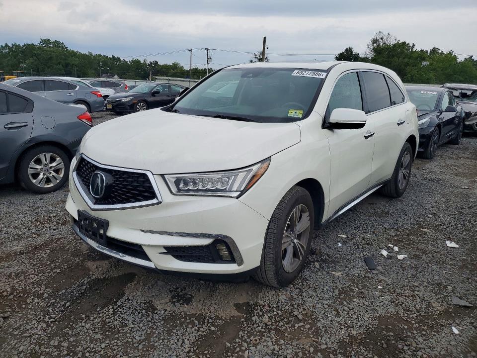 2019 Acura Mdx მანქანა იყიდება აუქციონზე, vin: 5J8YD4H30KL036027, აუქციონის ნომერი: 65272586