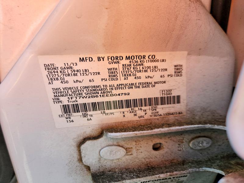 Продажа на аукционе авто 2014 Ford F250, vin: 1FT7W2B61EEB04792, номер лота: 64411276