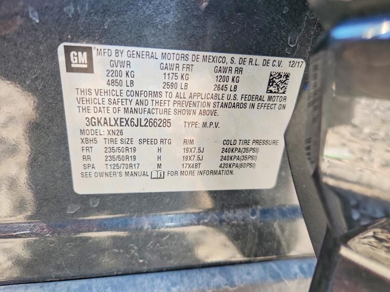 Aukcja sprzedaży 2018 Gmc Terrain, vin: 3GKALXEX6JL266285, numer aukcji: 66245966