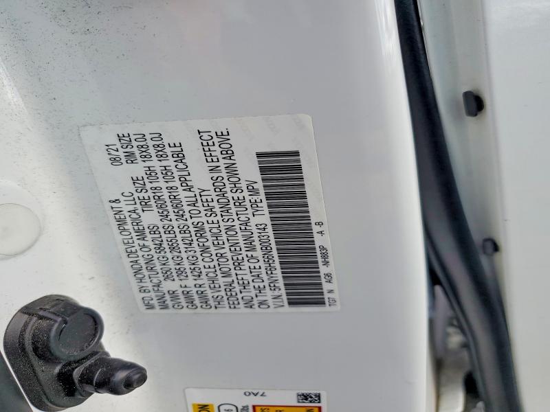Aukcja sprzedaży 2022 Honda Pilot, vin: 5FNYF6H56NB003143, numer aukcji: 63567506