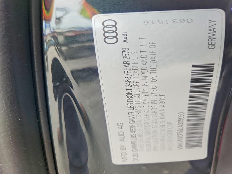 2020 Audi A5 მანქანა იყიდება აუქციონზე, vin: WAUANCF56LA009050, აუქციონის ნომერი: 64882746