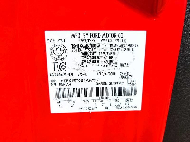 2011 Ford F150 მანქანა იყიდება აუქციონზე, vin: 1FTFX1ET0BFA97358, აუქციონის ნომერი: 64821926