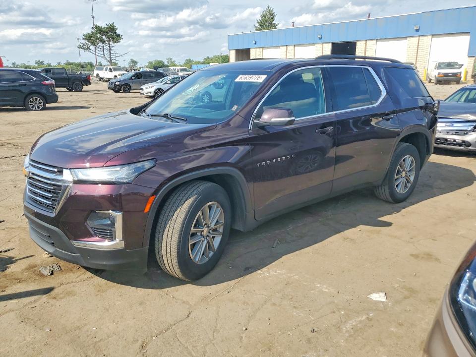 65659776 :رقم المزاد ، 1GNEVGKW6PJ276115 vin ، 2023 Chevrolet Traverse مزاد بيع