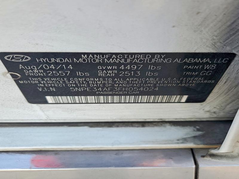 Продаж на аукціоні авто 2015 Hyundai Sonata, vin: 5NPE34AF3FH054024, номер лоту: 64617156