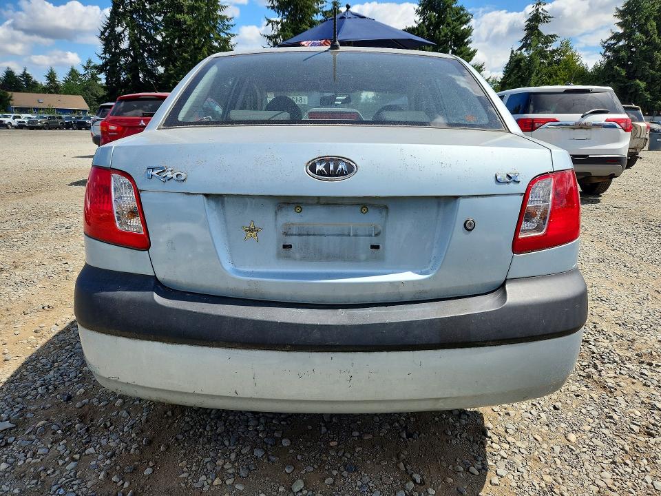 2006 Kia Rio მანქანა იყიდება აუქციონზე, vin: KNADE123X66161569, აუქციონის ნომერი: 64261776
