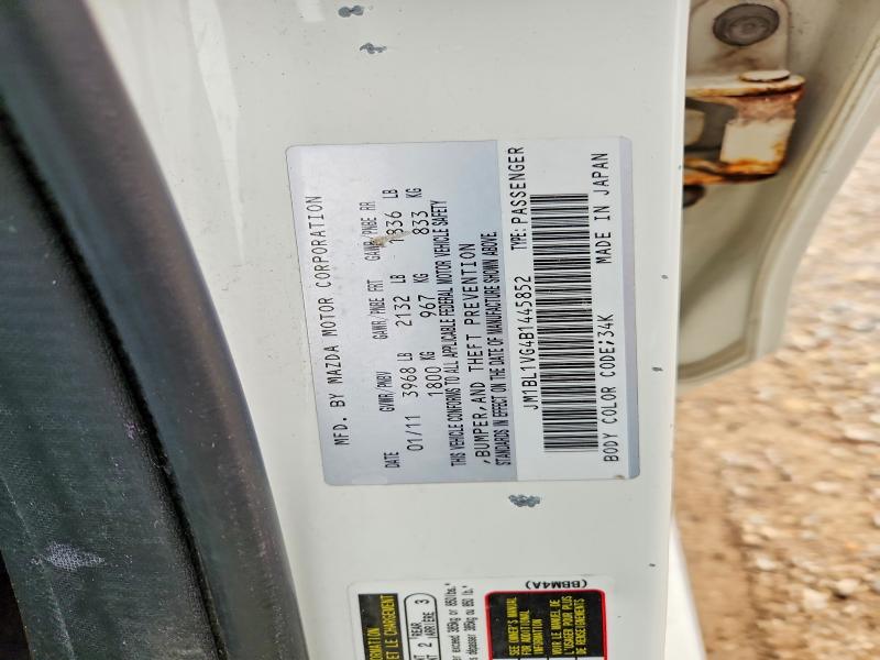 64569896 :رقم المزاد ، JM1BL1VG4B1445852 vin ، 2011 Mazda 3 مزاد بيع