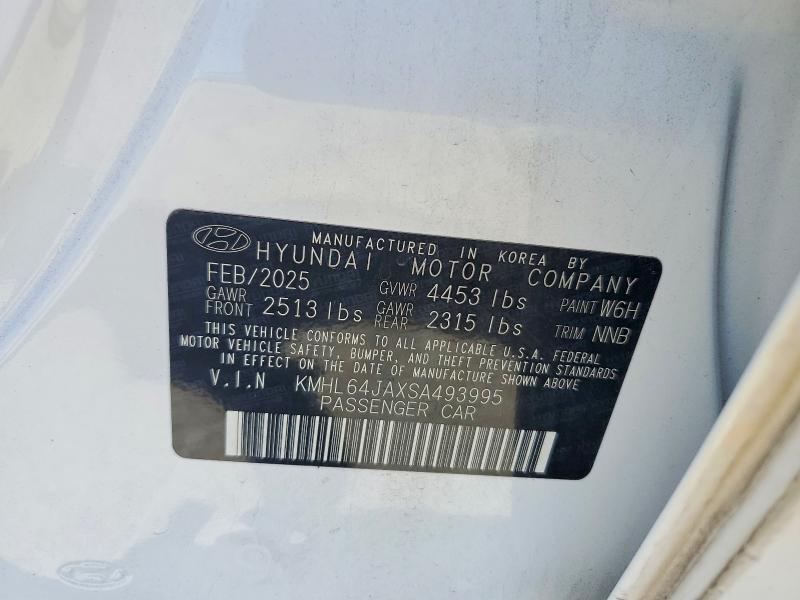 Продаж на аукціоні авто 2025 Hyundai Sonata, vin: KMHL64JAXSA493995, номер лоту: 63261366