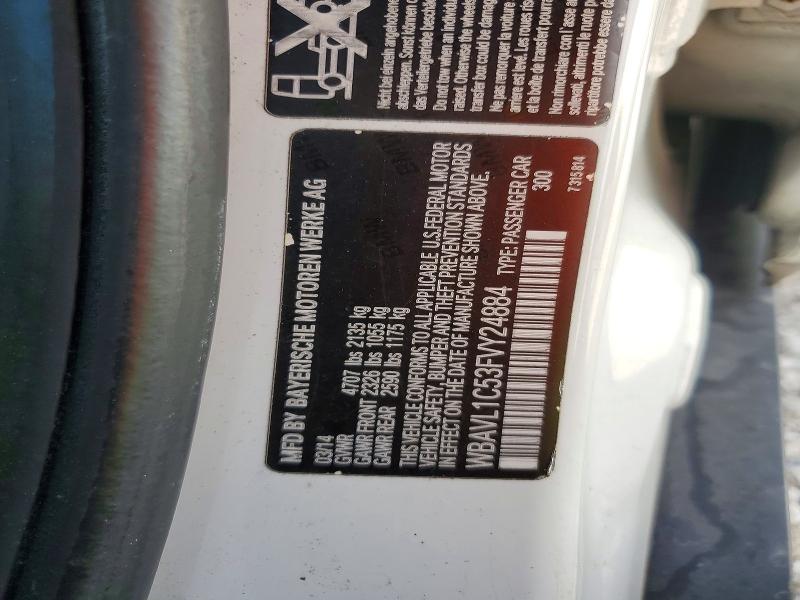 66312816 :رقم المزاد ، WBAVL1C53FVY24884 vin ، 2015 Bmw X1 مزاد بيع