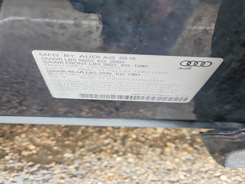 2015 Audi Q5 მანქანა იყიდება აუქციონზე, vin: WA1DGAFP8FA116129, აუქციონის ნომერი: 63997306