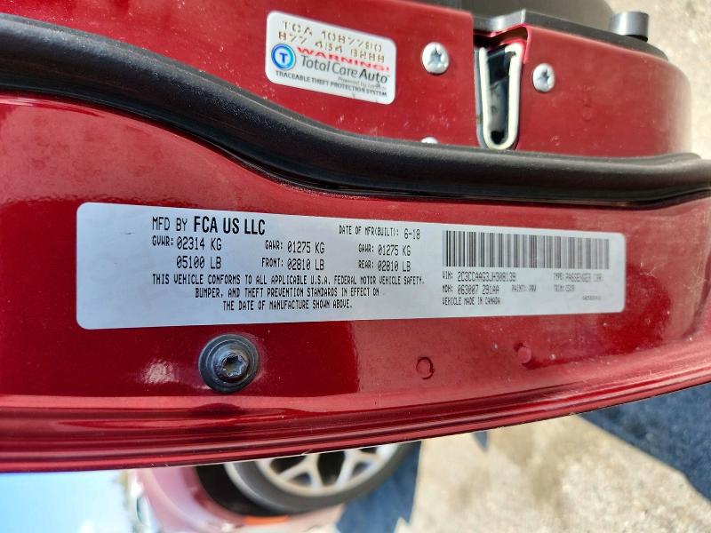 Aukcja sprzedaży 2018 Chrysler 300, vin: 2C3CCAAG3JH308139, numer aukcji: 64086046