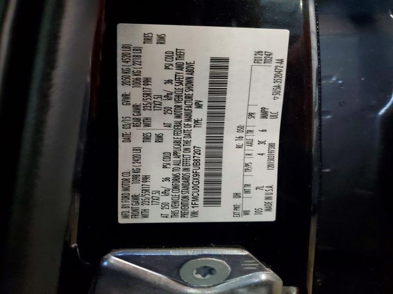 Продажа на аукционе авто 2015 Ford Escape, vin: 1FMCU0GX9FUB87207, номер лота: 64229896