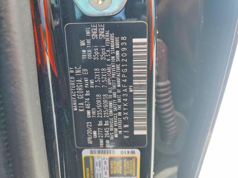 Aukcja sprzedaży 2023 Kia Sportage, vin: 5XYK43AF4PG120938, numer aukcji: 65007436