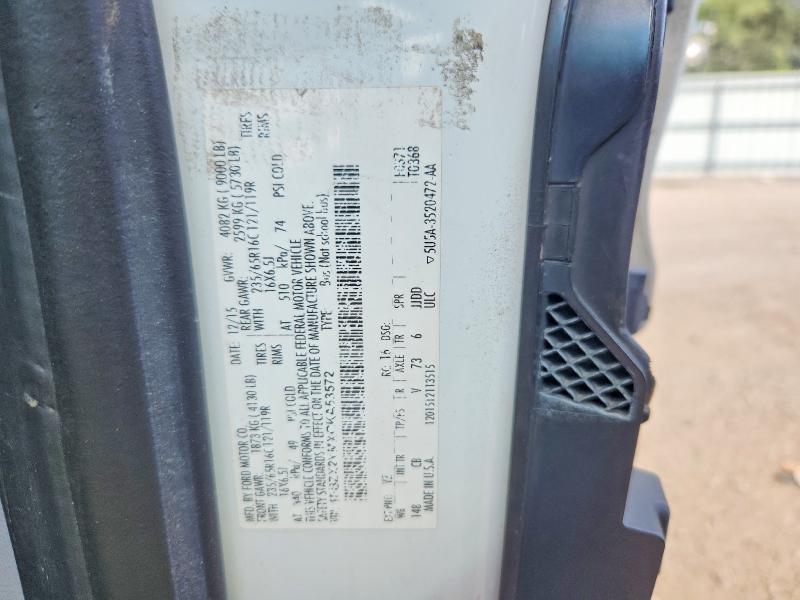 2016 Ford Transit მანქანა იყიდება აუქციონზე, vin: 1FBZX2YMXGKA53572, აუქციონის ნომერი: 66800706
