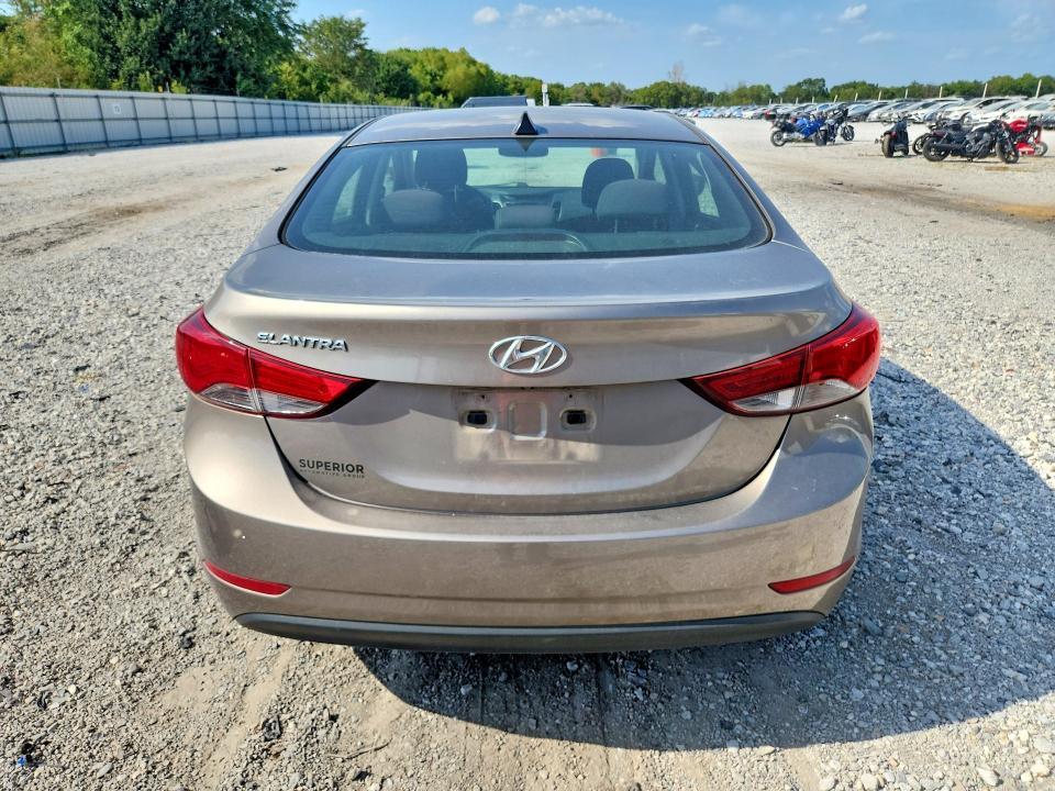 2016 Hyundai Elantra მანქანა იყიდება აუქციონზე, vin: 5NPDH4AE5GH734478, აუქციონის ნომერი: 65002356