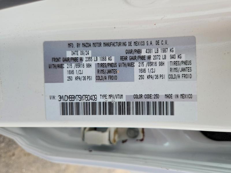 Продажа на аукционе авто 2025 Mazda Cx-30, vin: 3MVDMBBM7SM760409, номер лота: 63487716