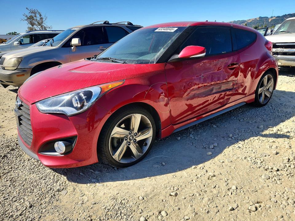 2013 Hyundai Veloster მანქანა იყიდება აუქციონზე, vin: KMHTC6AE6DU114712, აუქციონის ნომერი: 63348046