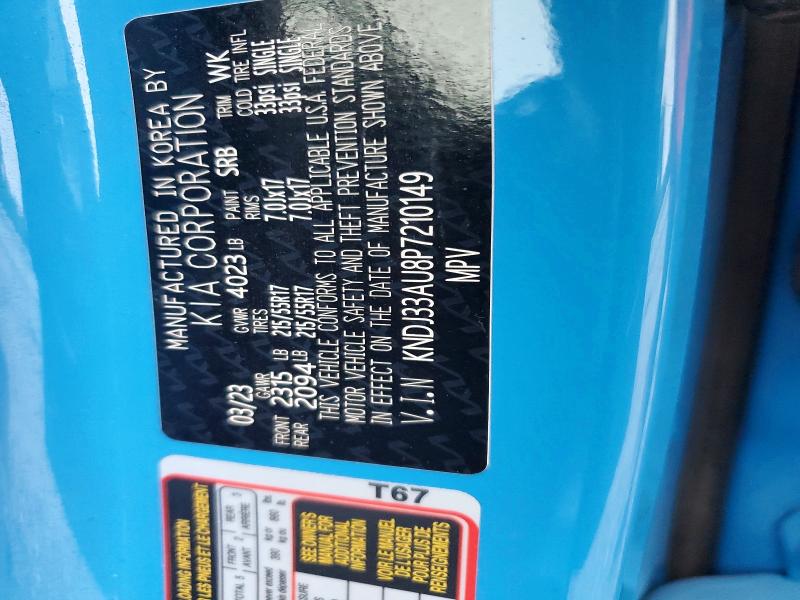 2023 Kia Soul მანქანა იყიდება აუქციონზე, vin: KNDJ33AU8P7210149, აუქციონის ნომერი: 64026906