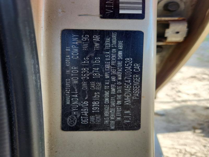 63748296 :رقم المزاد ، KMHCN46C47U104528 vin ، 2007 Hyundai Accent مزاد بيع