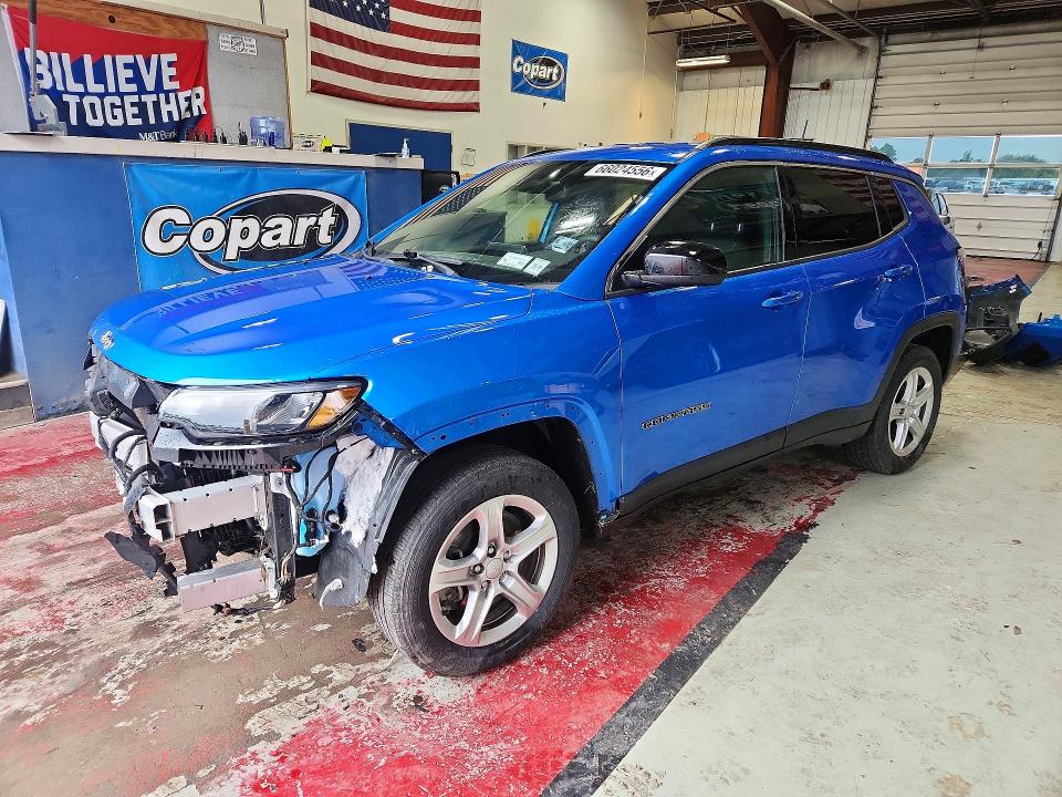 66024556 :رقم المزاد ، 3C4NJDBN9PT550328 vin ، 2023 Jeep Compass مزاد بيع