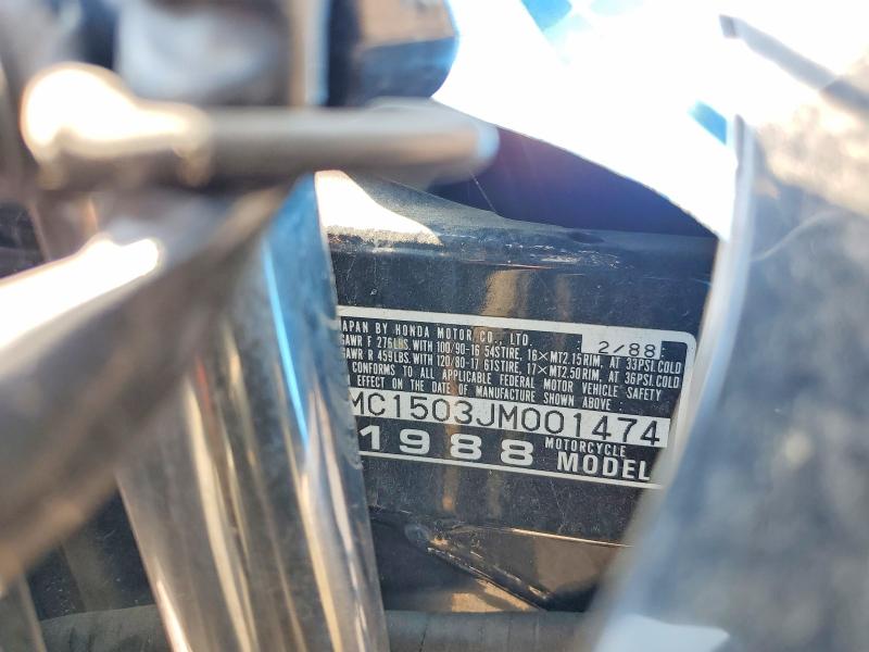 Aukcja sprzedaży 1988 Honda Vtr250, vin: JH2MC1503JM001474, numer aukcji: 62494936