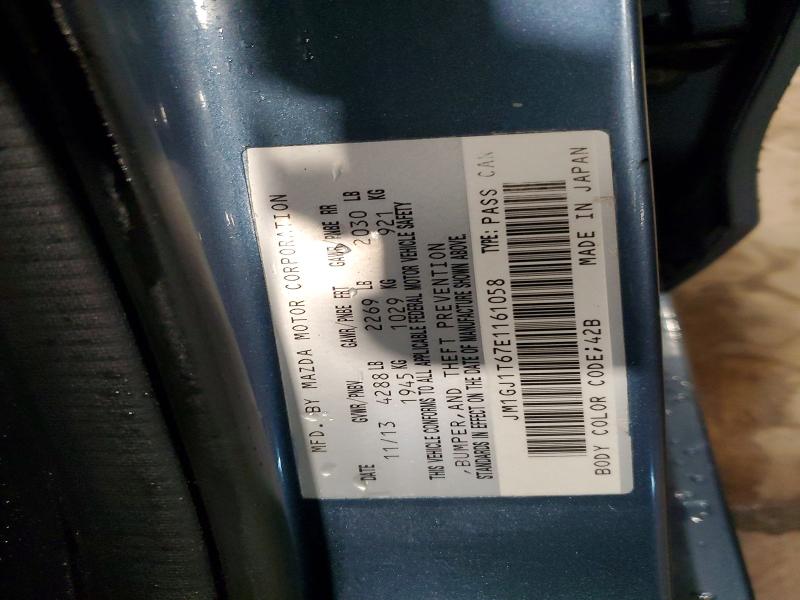 66132546 :رقم المزاد ، JM1GJ1T67E1161058 vin ، 2014 Mazda 6 مزاد بيع
