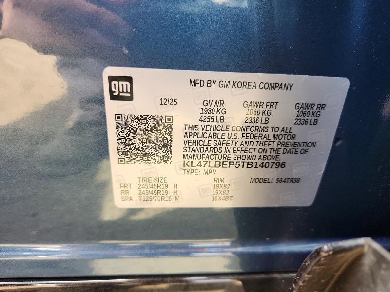 Aukcja sprzedaży 2026 Buick Envista, vin: KL47LBEP5TB140796, numer aukcji: 65872066
