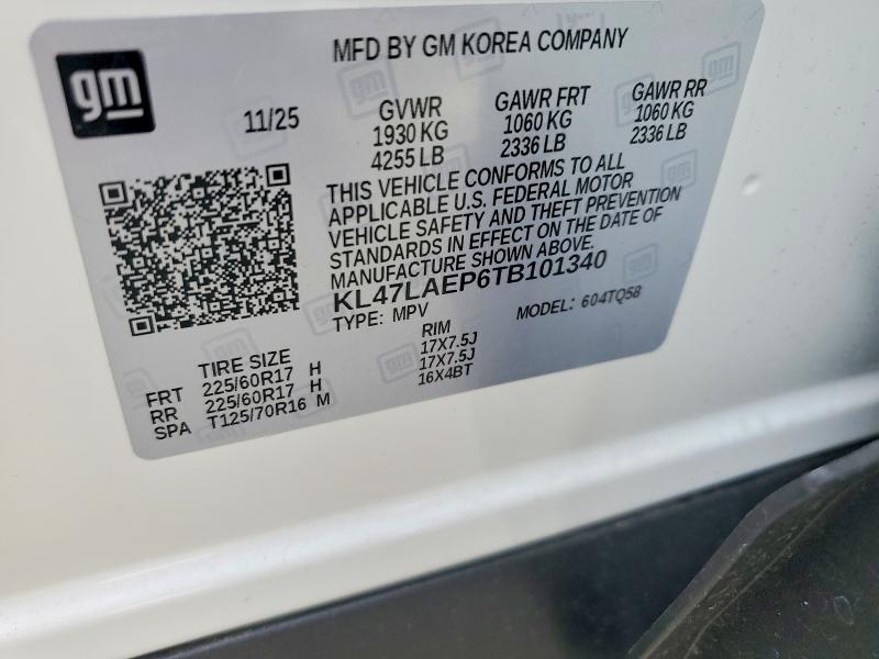 Продаж на аукціоні авто 2026 Buick Envista, vin: KL47LAEP6TB101340, номер лоту: 65726776