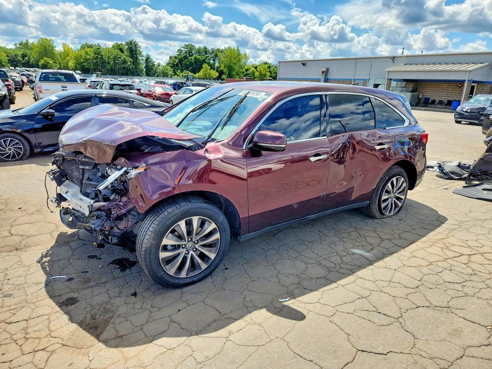 Aukcja sprzedaży 2016 Acura Mdx, vin: 5FRYD4H41GB013050, numer aukcji: 65599096