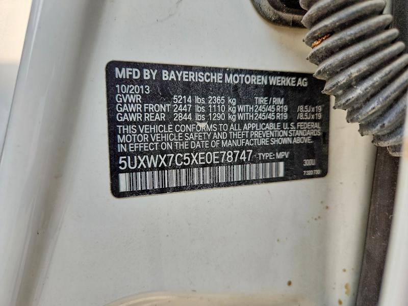 Продаж на аукціоні авто 2014 Bmw X3, vin: 5UXWX7C5XE0E78747, номер лоту: 66657726