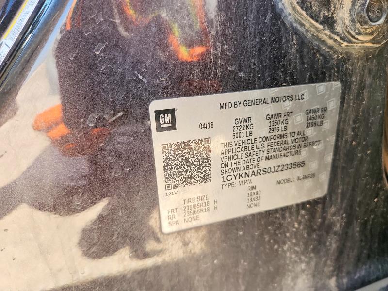 Продажа на аукционе авто 2018 Cadillac Xt5, vin: 1GYKNARS0JZ233565, номер лота: 64489396