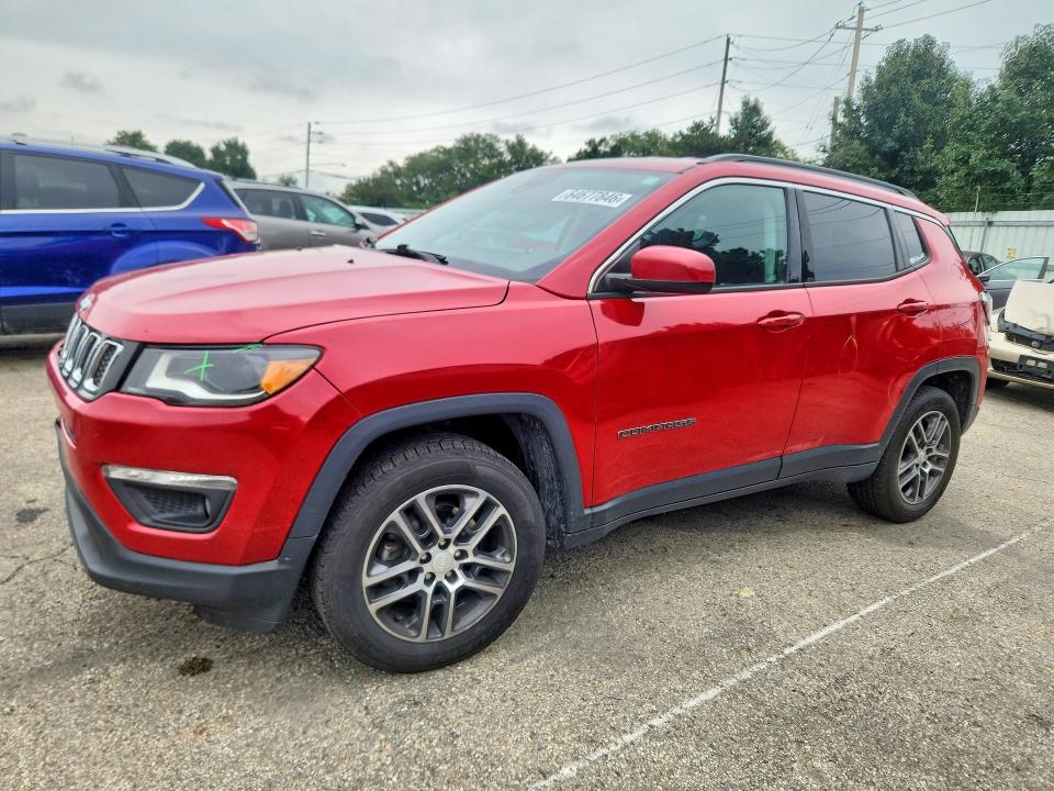 2017 Jeep Compass მანქანა იყიდება აუქციონზე, vin: 3C4NJDBB9HT692377, აუქციონის ნომერი: 64677846