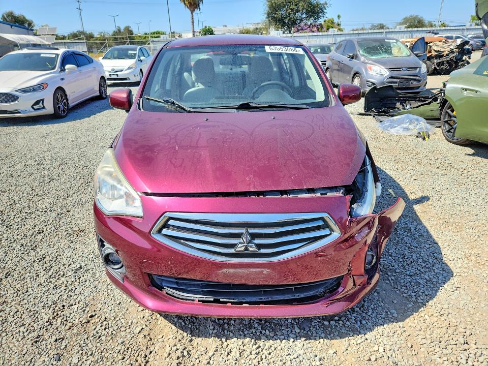 2017 Mitsubishi Mirage მანქანა იყიდება აუქციონზე, vin: ML32F3FJ9HHF05045, აუქციონის ნომერი: 63553866