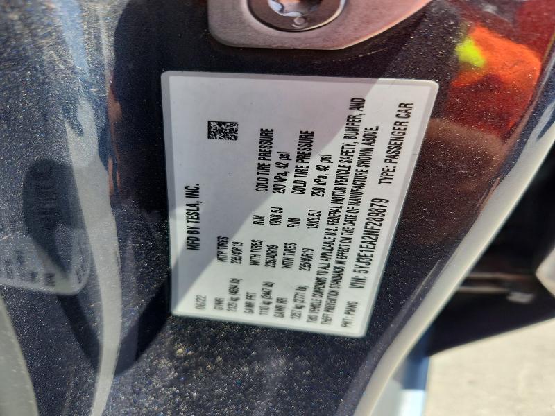 Aukcja sprzedaży 2022 Tesla Model 3, vin: 5YJ3E1EA2NF289879, numer aukcji: 64819486