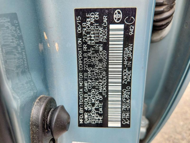 Продажа на аукционе авто 2015 Toyota Prius, vin: JTDKN3DU9F1969209, номер лота: 64802536