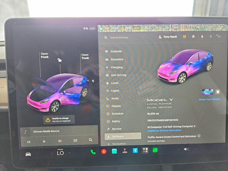 Aukcja sprzedaży 2021 Tesla Model Y, vin: 5YJYGAEE4MF287200, numer aukcji: 62716566