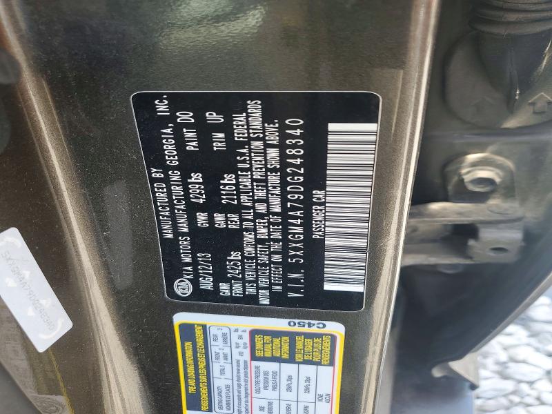 Продаж на аукціоні авто 2013 Kia Optima, vin: 5XXGM4A79DG248340, номер лоту: 63634366