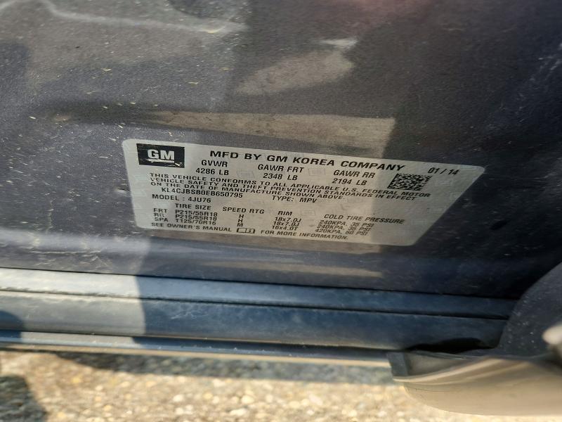 Aukcja sprzedaży 2014 Buick Encore, vin: KL4CJBSB0EB650795, numer aukcji: 64669996