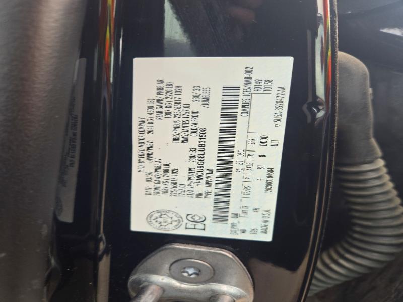 2020 Ford Escape მანქანა იყიდება აუქციონზე, vin: 1FMCU9G68LUB31508, აუქციონის ნომერი: 65271266