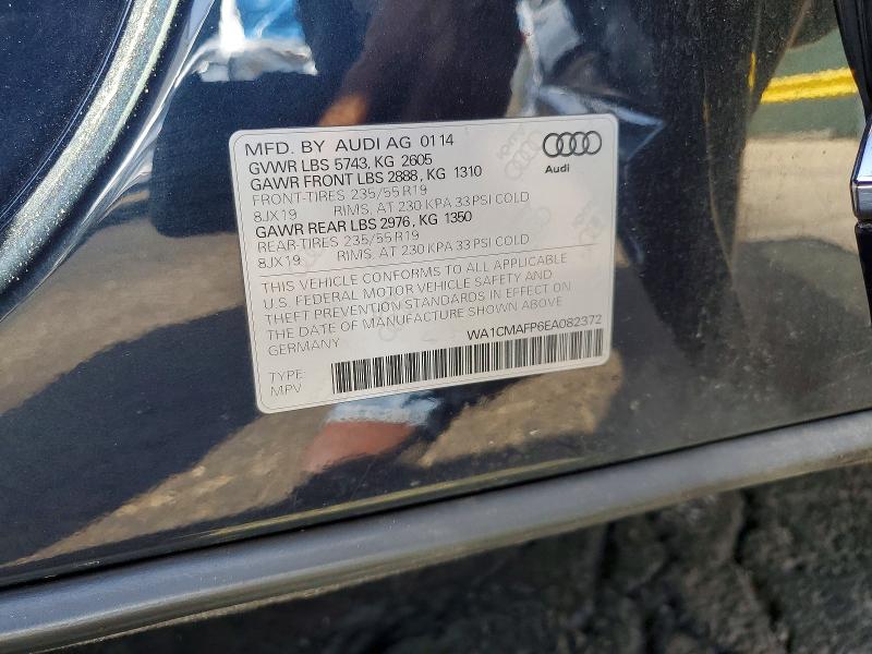 65126016 :رقم المزاد ، WA1CMAFP6EA082372 vin ، 2014 Audi Q5 مزاد بيع