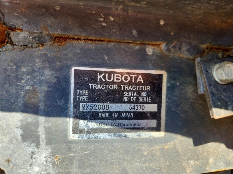 Продаж на аукціоні авто 2016 Kubota Unknown, vin: MX5200D54370, номер лоту: 65460766