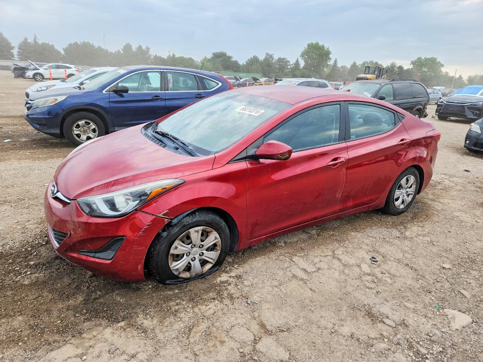 2016 Hyundai Elantra მანქანა იყიდება აუქციონზე, vin: 5NPDH4AE5GH763074, აუქციონის ნომერი: 66010316