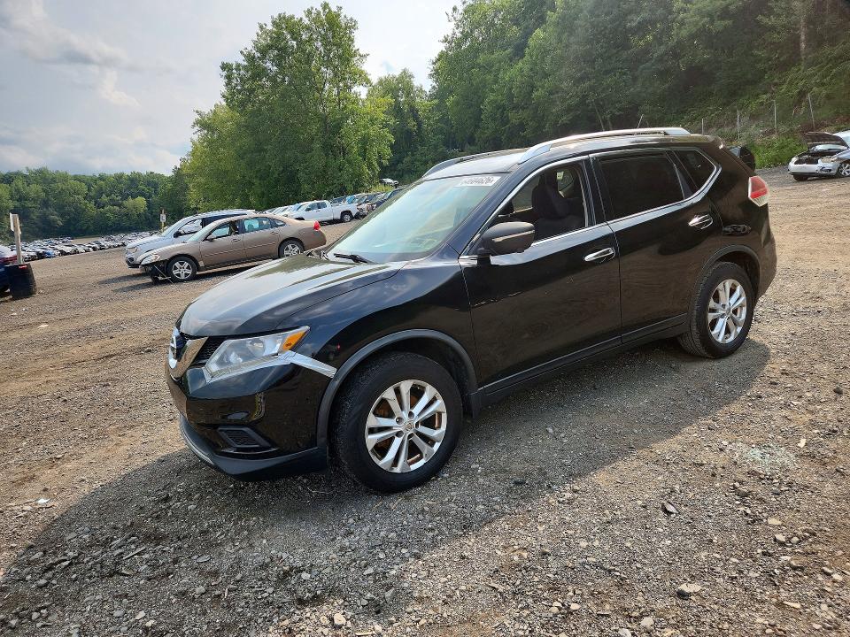 Auction sale of the 2015 Nissan Rogue, vin: KNMAT2MV6FP536884, lot number: 64604626