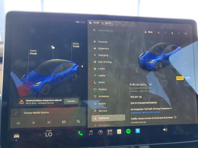 Aukcja sprzedaży 2021 Tesla Model Y, vin: 5YJYGAEE7MF206934, numer aukcji: 65913326