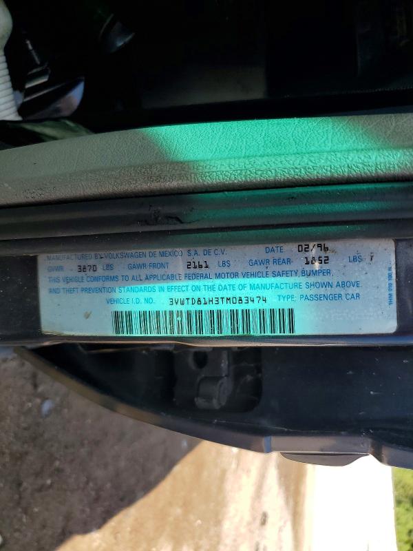 Aukcja sprzedaży 1996 Volkswagen Jetta, vin: 3VWTD81H3TM083474, numer aukcji: 66218946