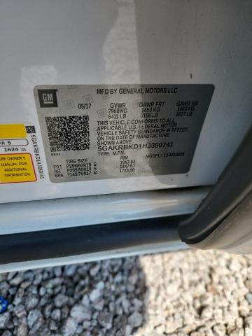 Aukcja sprzedaży 2017 Buick Enclave, vin: 5GAKRBKD1HJ350741, numer aukcji: 62229906